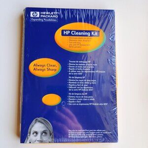 NEW Sealed HP cleaning Kit  Hewlett Packard Deskjet 600 Series - CD And 5 Sheets